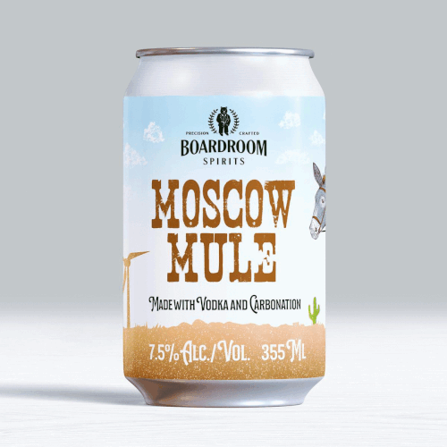 Moscow Mule cocktail can design