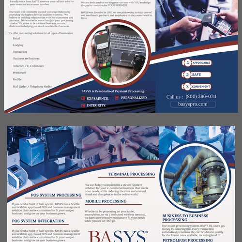 brochure design for BASYS