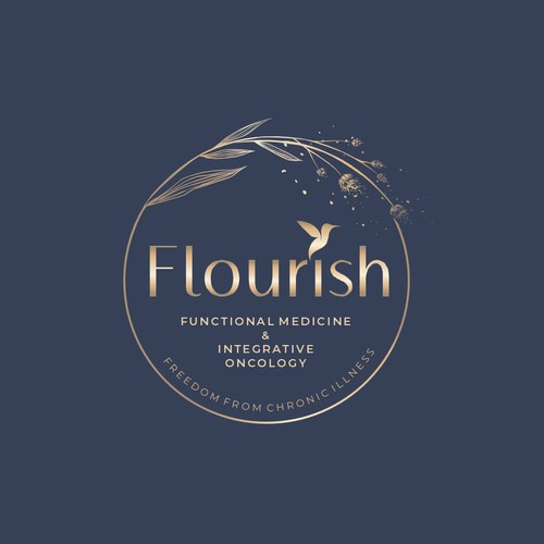 Flourish – Elegant Medical & Holistic Health Brand Identity