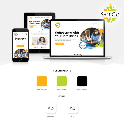Hand Sanitizer Website