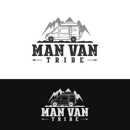 A Kick-A$$ Logo Design for a Man Van Tribe Community!