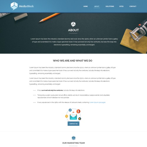 New website design for Australian digital marketing company
