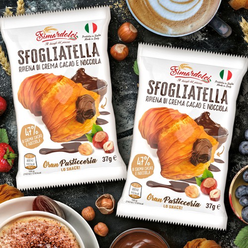 Soft packaging for Italian cookies.