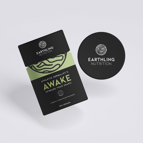 Organic Superfood Supplement Packaging Design
