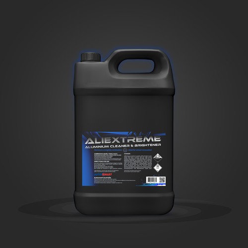 Automotive Cleaning and Detailing Label Design