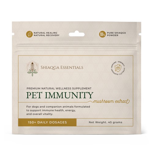 Pet Wellness Mushroom Product Product Redesign