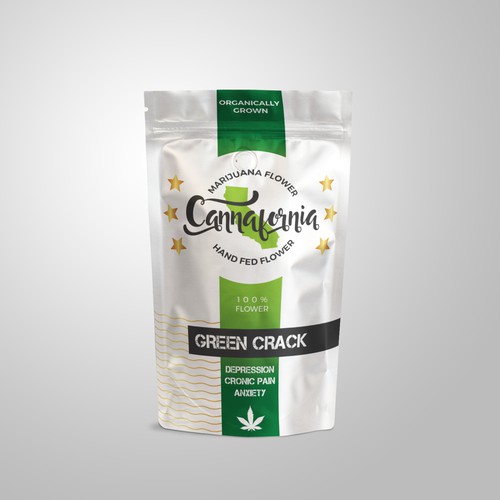 Cannafornia label concept