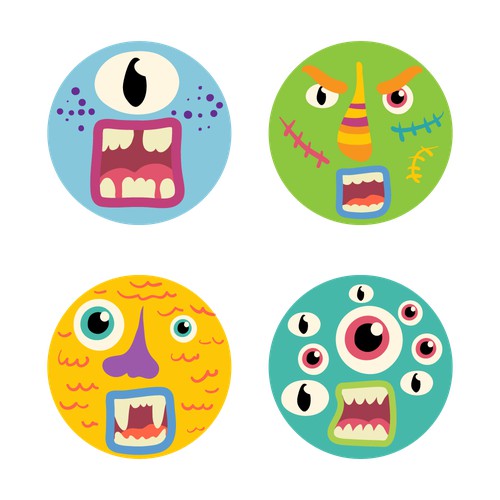 Round monsters