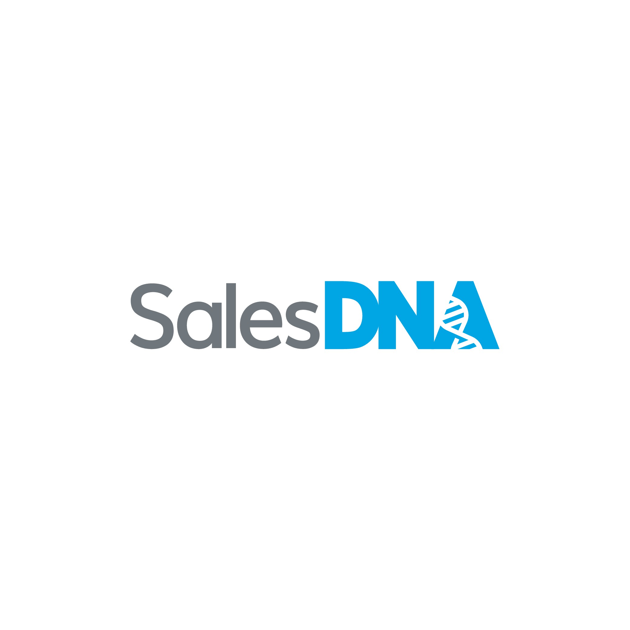 Design a modern, minimalist wordmark logo for SalesDNA