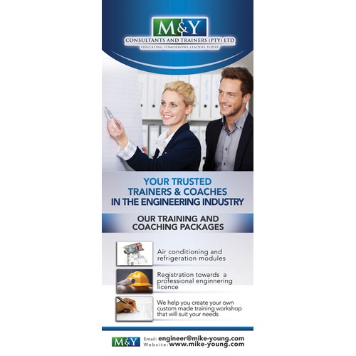 Roll-Up Banner for M&Y Consultants