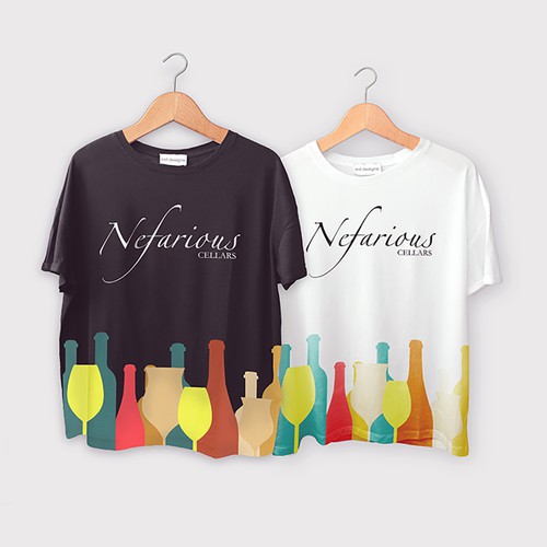 T-shirt Design for Nefarious Cellars