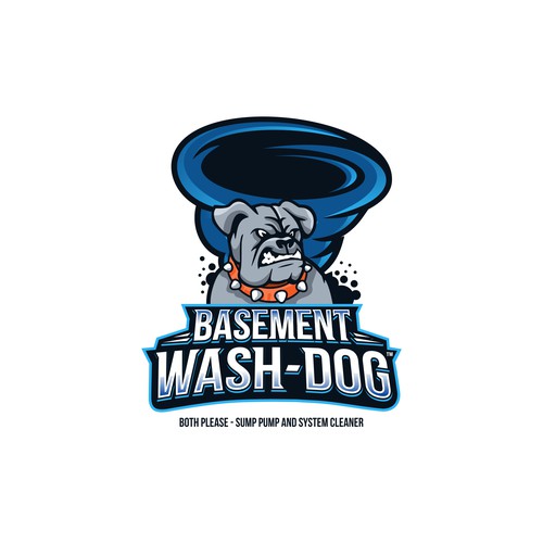 Concept logo for Basement Wash-Dog