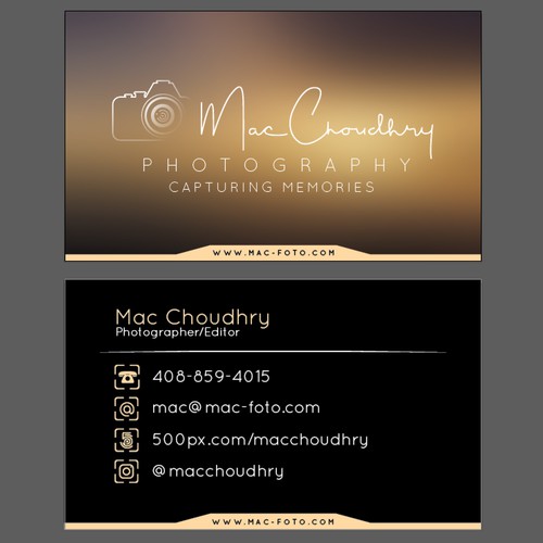 Business Card design winner