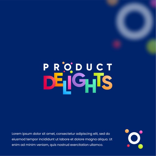 Colorful, fun and pofessional typography logo