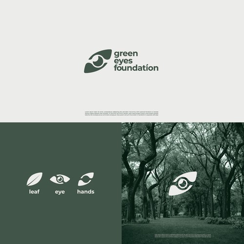 A creative logo for an environmental foundation.