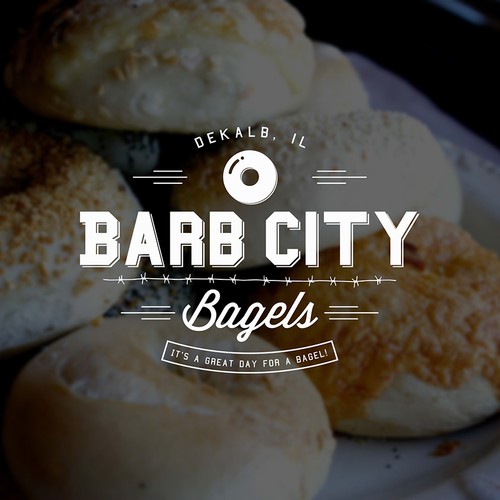 Create a sharp logo and website for a bagel shop located in a town with great history!