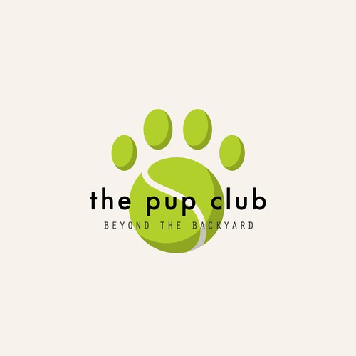 Logo concept for an indoor dog park