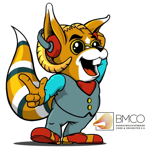 Myth mascot for music business