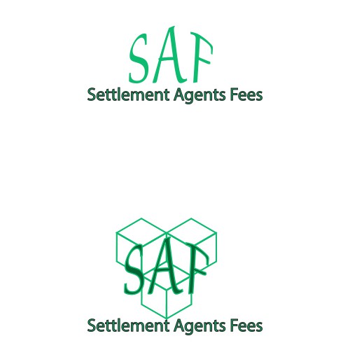 Create a GREAT AND SMART logo for a settlement agency - involved with real estate