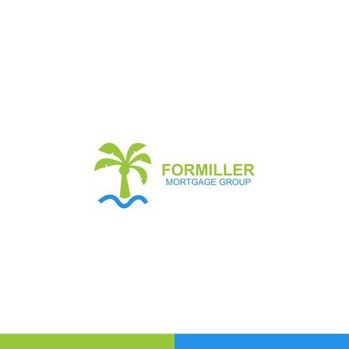 Flat logo concept for Formiller Mortgage Group