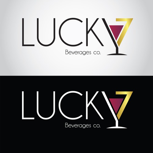 stationery for Lucky 7 Beverage Co.