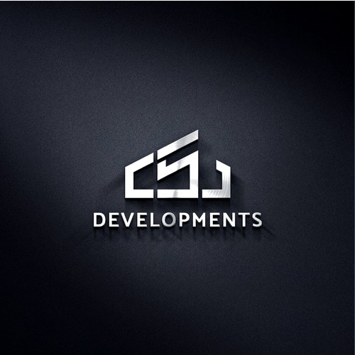 Clean and simple logo for CSJ Developments.