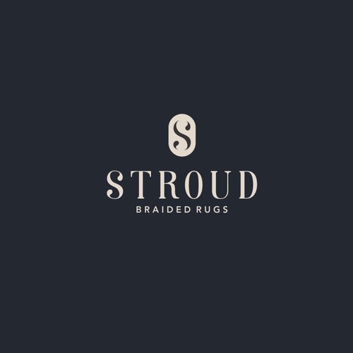 Logo design for braided rugs
