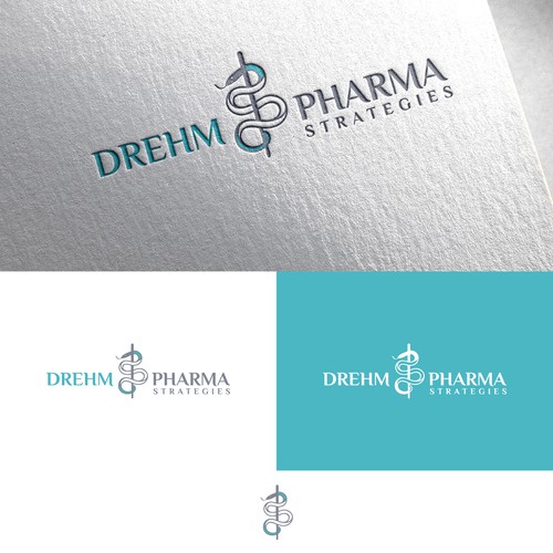 Clean logo design for Pharma Company