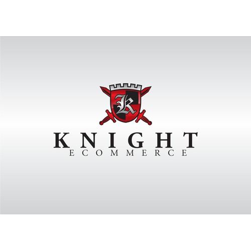 logo for Knight Ecommerce with reference to a previous winning design