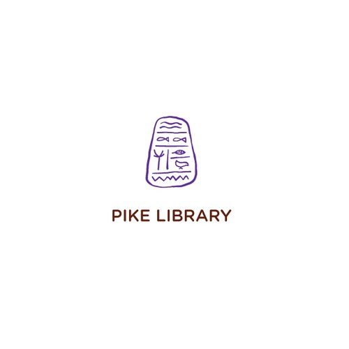 Original logo for Pike Library