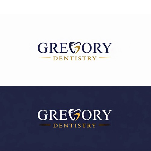 Elegant Dental Logo with Custom G Monogram