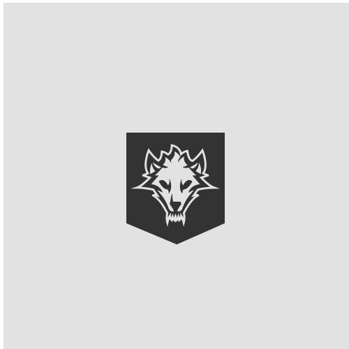 Agressive logo for lobo outdoors