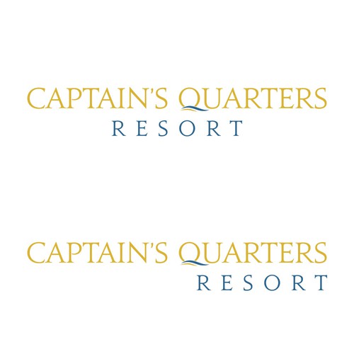 Wordmark logo for beach resort
