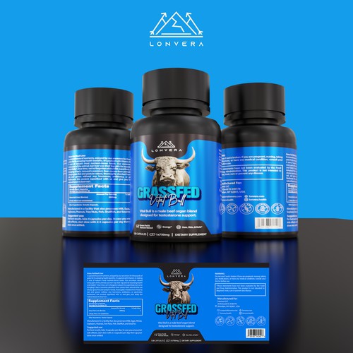 Grassfed vital bull blue version