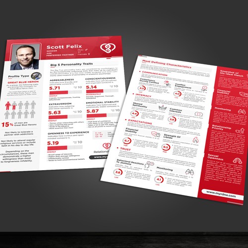 Build Dating Profile Infographic Design