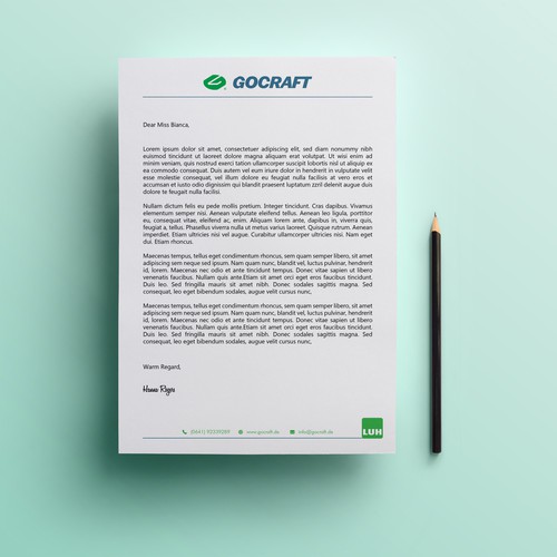 Gocraft Letterhead