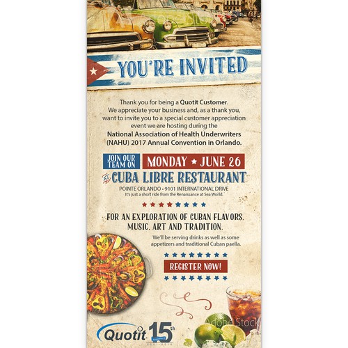 Cuban Themed Email Marketing Campaign