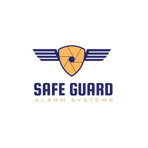 Bold logo for security company