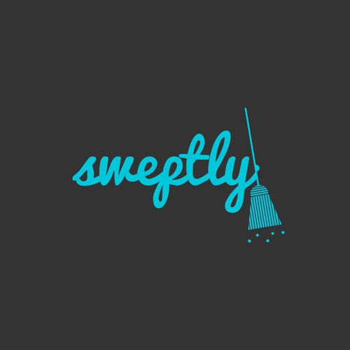 Logo concept for cleaning company