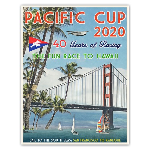 Poster design for Pacific Cup 2020