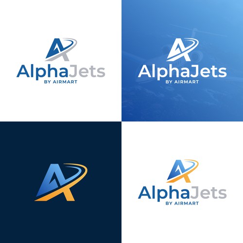 A letter modern and minimal logo design