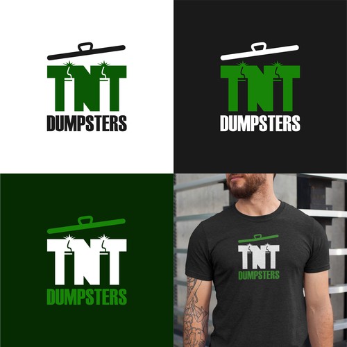 Logo for tnt dumbster