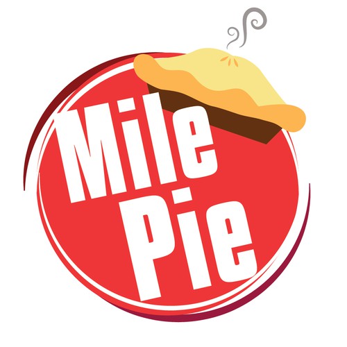 Mile Pie Logo Design