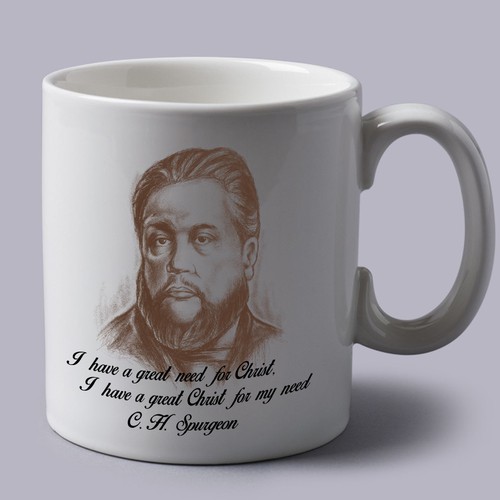 Head Shot Illustration with Quote for Coffee Mug or Poster for Great Preachers