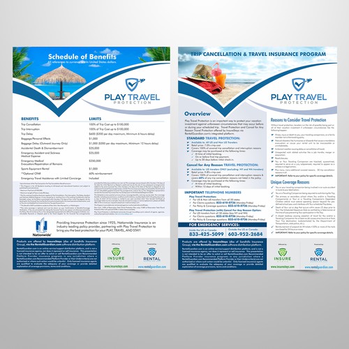 Travel Insurance Flyer