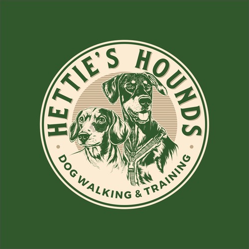 Logo Concept for Hettie's Hounds