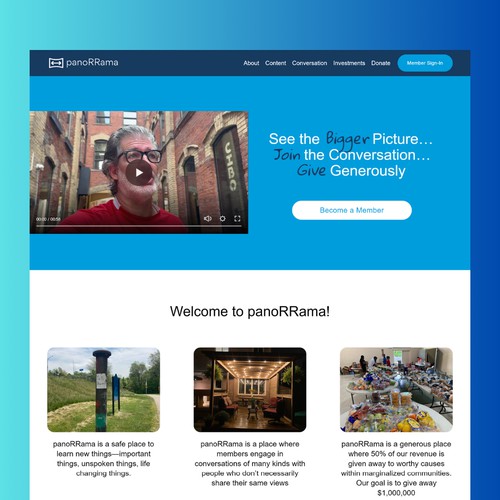 Custom Website and Community for panoRRama
