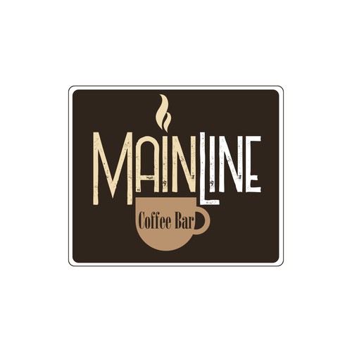 Logo for a coffee bar