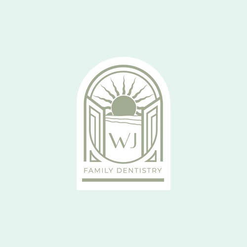 Family dentistry logo available for customisation and sale
