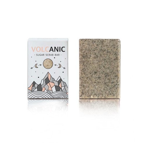 Volcanic Ash Scrub Bar Packaging